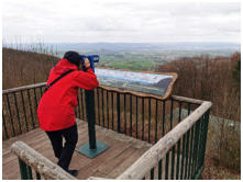 Blick ins Land vom Aussichtspunkt Schwalbenthal