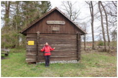 An der Kasseler Hütte führt im Winter die Loipe vorbei - ein Platz zur Rast