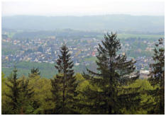 Blick auf Schwarzenbach am Wald