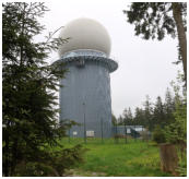 Die Radaranlage ist ein "Markenzeichen" des Döbraberges